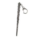 AUGEN Hermoine Magic Wand Harry Stainless Steel Keychain Metal For Gifting With Key Ring Anti-Rust (Pack Of 1)