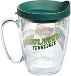 Tervis 1271643 Tennessee - Gatlinburg Collage Tumbler with Wrap and Hunter Green Lid 16oz Mug, Clear