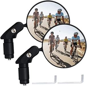 Specchietti Bici,Specchio Convesso Specchietti Bici Elettrica,360° Regolabile Ruotabile Specchietto Retrovisore for Bici elettrica Scooter Motorino