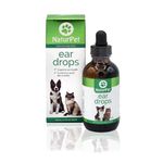 NaturPet Ear Drops | Healthy Ear Support for Cats and Dogs | Itchy Ears | Cleaning | Swimming | 100mL