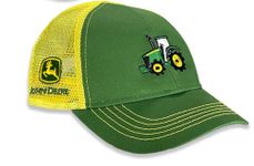 John Deere Embroidered Green Tractor Toddler Mesh Back Hat, Jd Green, Jd Green, One Size