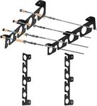 VANROUG Fishing Rod Wall Storage Rack, Fishing Pole Holder for Garage,Cabin,Basement, Heavy Duty Holds up to 8 Fishing Rods