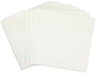 Paper Junkie 12 Pack 50 Sheet 3x3 Transparent Sticky Notes, Self-Stick Pads, Total 600 Sheets