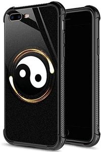 ZHEGAILIAN Case Compatible with iPhone 8 Plus,Yinyang Taiji Case for iPhone 8 Plus for Boys Men,Pattern Design Anti-Scratch Organic Case for iPhone 7/8 Plus 5.5 inch