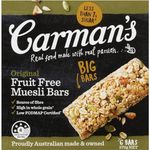 Carman's Muesli Bar Original Fruit Free, 6-pack (270g)