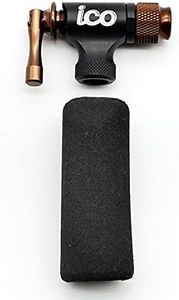 CO2 Bike Pump CO2 Inflator for Tyres, Presta and Schrader Valve Compatible - for Road and Mountain Bikes