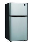 Igloo FR459 2 Door Refrigerator/Freezer, Platinum, 4.5 cu. ft.