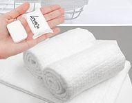 QUALIALL Compressed Washcloths Towels, Premium Disposable Wash Cloths for Travel Camping