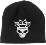 Five Finger Death Punch Beanie Hat KnuckleDuster Band Logo Skull Official Black One Size