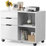 Sweetcrispy 3-Drawer File Cabinet, 