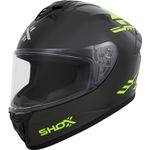 Shox Command Cyber-X Motorcycle Helmet M Grey Hi-Vis