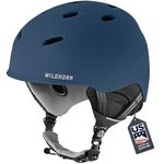 WILDHORNÃ‚ Drift Snowboard & Ski Helmet - Unisex Performance Snow Sports Helmet w/ Adjustable Ventilation Midnight Blue, Medium