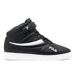 Fila Men's Everyday Sport Athletic Casual High-top Vulc 13 Mid Lace Up Sneaker Shoes, Black/White, 7.5