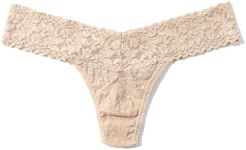 hanky panky, Signature Lace Low Rise Thong, Chai, One Size (2-12)
