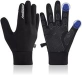 AsbaSweet Winter Gloves for Men Women, Touch Screen Glove with Anti-Slip Grip, Thermal Warm Windproof Material & Touchscreen Finger Breathable Comfort, Cold Weather Touchscreen Gloves for Phone Text