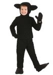 Black Sheep Toddler Costume with Hood and Mittens | Ideal for Halloween, Dress-up, and Imaginative Play 2T