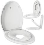 Quick Flip Elongated Toilet Seat wi