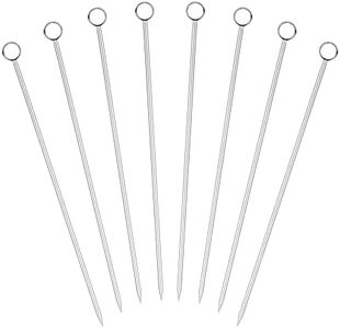 Zenlogy 8” long Appetizer Picks (pack of 8) – Stainless Steel - Eco Friendly and Reusable