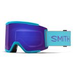 SMITH Squad XL Goggles with ChromaPop Lens – Performance Snowsports Goggles with Replaceable Lens for Skiing & Snowboarding – for Men & Women – Olympic Blue + Everyday Violet Mirror Lens