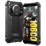 FOSSiBOT F101 Rugged Smartphone, 10600mAh Battery Mobile Phones, 7GB RAM+ 64GB ROM, 123dB Loudest Speaker, 5.45" IP68 Phone Android 12, 24MP Triple Camera, Dual SIM 4G Unlocked, GPS/OTG