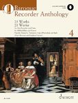 Baroque Recorder Anthology, Vol. 4 - 23 Works for Alto Recorder and Piano with Access to Online Audio