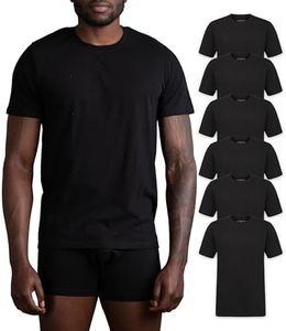 Skechers Men's Undershirt Crew Neck, Black