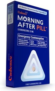 Cadence OTC Morning After Pill Emergency Contraceptive | Compare to Plan B One-Step | 1.5mg Levonorgestrel | Effective Backup Solution for After Sex