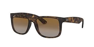 Ray-Ban Men Polarized Brown Lens Square Sunglasses - 0RB4165