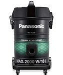 Panasonic MC-YL633G145 Tough Style Plus Multi Purpose Electric Vacuum Cleaner | Anti-Bacteria Filter, 2000W, Black