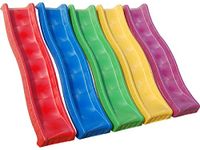 KIDS SLIDE FOR CLIMBING FRAME PLAYHOUSE PLATFORM KID-SAFE WATER SLIDE DURABLE PLASTIC SLIDE FOR CHILDREN'S OUTDOOR PLAYGROUND GARDEN TOY STAIR SLIDE UK BACKYARD PLASTIC SLIDE * HAPPY PLAYGROUNDS