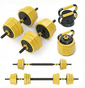 PROIRON 4-in-1 20KG Adjustable Weights Set (Black+Yollow)