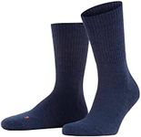 FALKE Unisex Walkie Light Socks, Merino Wool, Blue (Jeans 6670), 3-4, 1 Pair