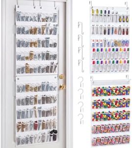 Over the Door Small Parts Organizer with 100 Pockets, Hardware Organizer