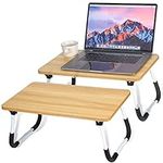 2 Pcs Foldable Laptop Table Lap Des