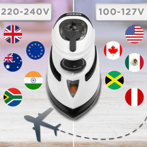 Duronic Travel Iron SI4 – Compact Lightweight Steam Iron