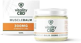 Vitality CBD Muscle Balm, Eucalyptus Essential Oil, 300mg of CBD, Natural, 50 ml, NO THC