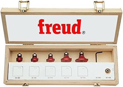 5-Piece Round Over and Beading Router Bit Set