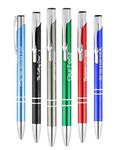 5/10/25/50/100 Personalised Pens Laser Engraved Metal Promotional Pens (100)