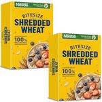 Breakfast Cereal Bundle With Bitesize Shredded Wheat 625g (2 Pack)