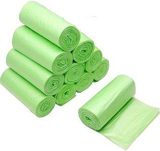 ZHEZHE 240 bolsas de basura pequeñas de 6 l/1.2 galones, bolsas de basura de alimentos, bolsas de basura pequeñas, recicladas, resistentes, degradables