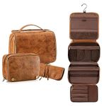 Leather Toiletry Travel Bag