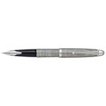 New Japan Pilot Sterling Silver 925 Ishigaki Stone Pattern 18Kt Fountain Pen Fine Nib