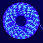 iNextStation Blue LED Strip Light, 16ft/5M 2835 SMD 300 LEDs 12V Flexible Waterproof LED Tape for Bedroom Kitchen Cabinet Wardrobe TV(NO Power Supply/Plug)