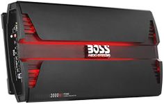 BOSS Audio Systems PT3000 2 Channel Car Amplifier – 3000 Watts, Full Range, Class A/B, 2-4 Ohm Stable, MOSFET Power Supply, Bridgeable