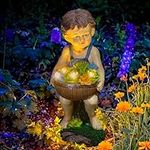 Ottsuls Solar Boy Garden Statue, Wa
