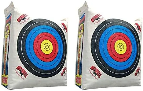 Morrell Weatherproof Supreme Range Adult Field Point Archery Bag Target with NASP Scoring Rings, Nucleus Center, and IFS Technology (2 Pack)