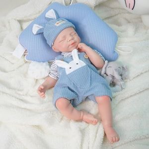 FemmeForm Boy 20 Inch, Full Silicone Baby Doll, Reborn Baby Dolls Silicone Full Body, Sleeping Position Newborn, Not Vinyl, with Gift Box