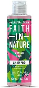 Faith In Nature 300ml Natural Dragon Fruit Shampoo, Revitalising, Vegan & Cruelty Free, No SLS or Parabens, for All Hair Types