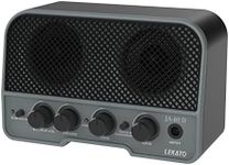 Mini Guitar Amp, LEKATO 5W Portable Battery Powered Electric Guitar Amplifier with CLEAN/OVERDRIVER Effects Bluetooth 5.0, Practice Small Guitar Amp for Daily Practice and Music Parties (Black)