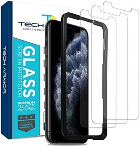 Tech Armor Ballistic Glass Screen Protector Designed for New Apple iPhone 11 Pro Max and iPhone Xs Max 6.5 Inch 2019 Tempered Glass 3 Pack